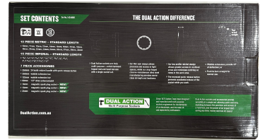 Action 40 Piece 1/2″ Drive Metric & AF Impact Socket Set - Dual Action
