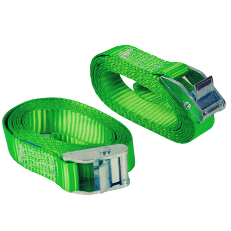 2 Piece Quick Release Cam Buckle 25mm x 2m 340kg - Monkey Grip