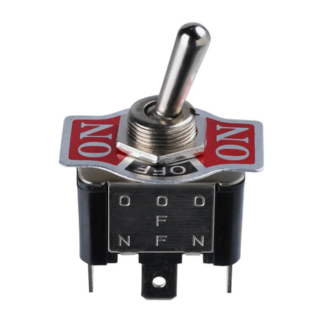 Metal Toggle Switches with Quick Connect Tab On/Off/On 20Amp at 12V - VoltFlow