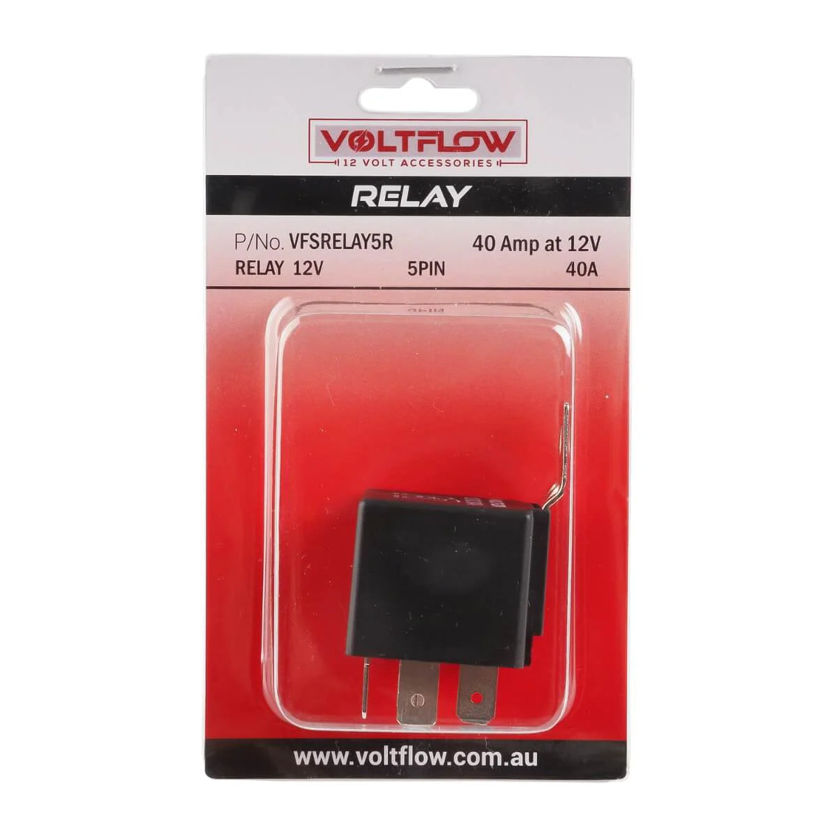 High-Capacity Relay 40Amp 12V 5 PIN - VoltFlow
