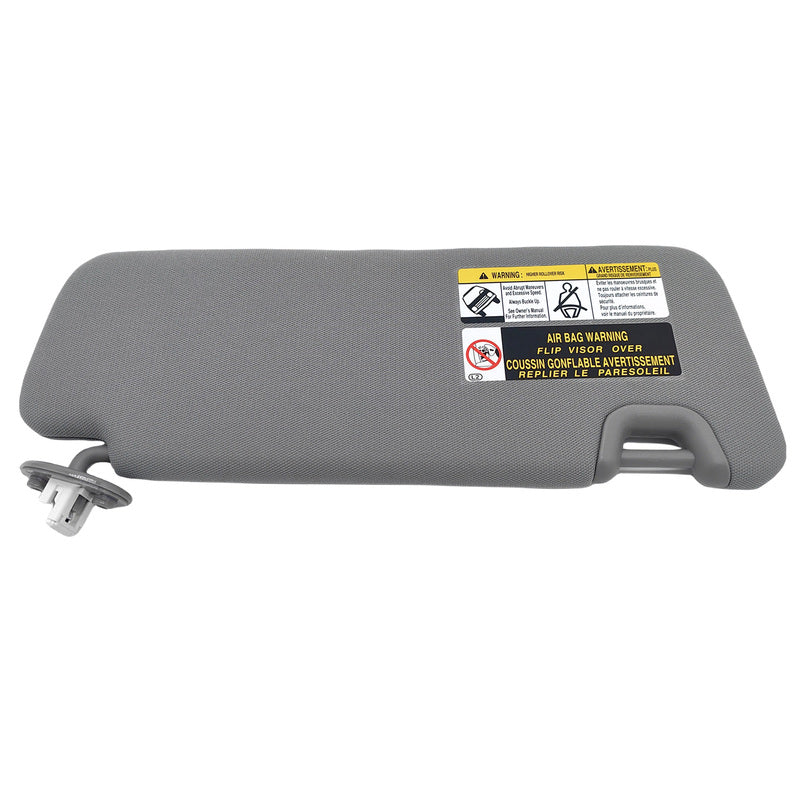 Sun Visor W/ Vanity Light Gray Left Hand Side Fit For Toyota Kluger Highlander 2010-2021 743200E070B0 VISOR-TA003 - Machter