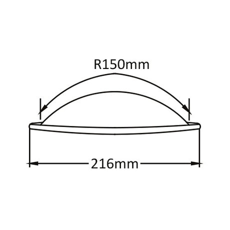 Spotter Convex Mirror Diameter 8½” / 216mm S/S – R150 - VEXEL | Universal Auto Spares