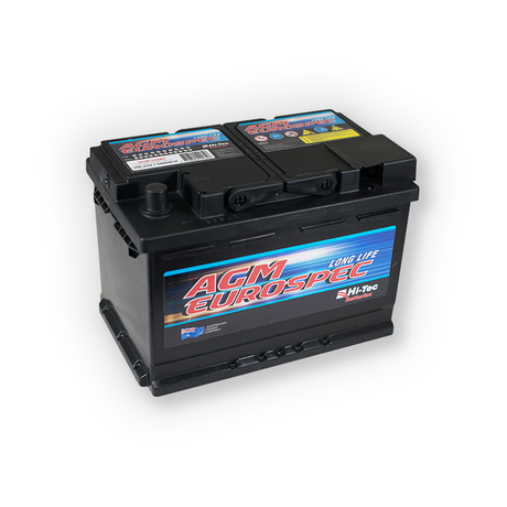 Car Battery Stop Start AGM EUROSPEC VRL370/DIN66LH 12V 760CCA - Hi-Tech Batteries | Universal Auto Spares