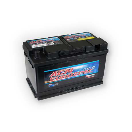 Car Battery Stop Start AGM EUROSPEC VRL480/DIN77LH 12V 800CCA - Hi-Tech Batteries | Universal Auto Spares