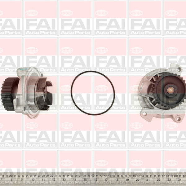 Water Pump AUDI 80 2.6L SOHC 12V W6058 - FAI