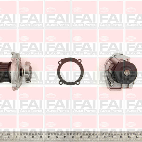 Water Pump Fiat 500 1.4L DOHC 16V W6296 - FAI