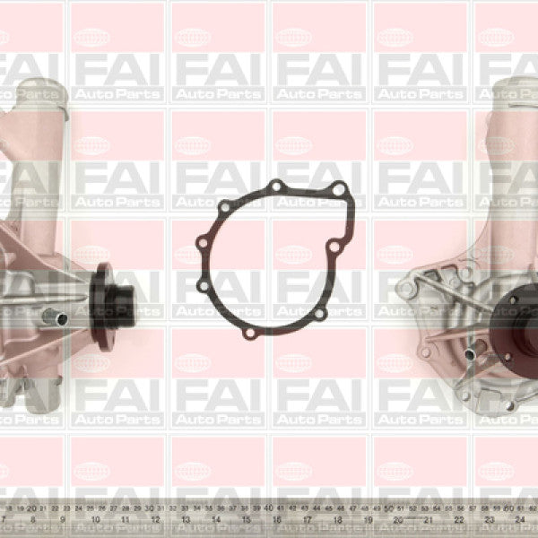 Water Pump Mercedes 1.8 2.0 2.3L DOHC 16V W6608 - FAI