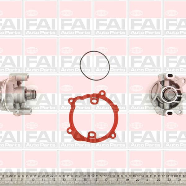 Water Pump Renault 2.2/2.5L DOHC 16V W7380 - FAI
