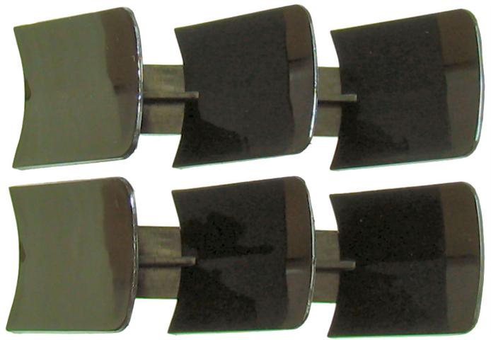 Wipers Aids Set of 2 Pieces Black Plastic - AUTOKING