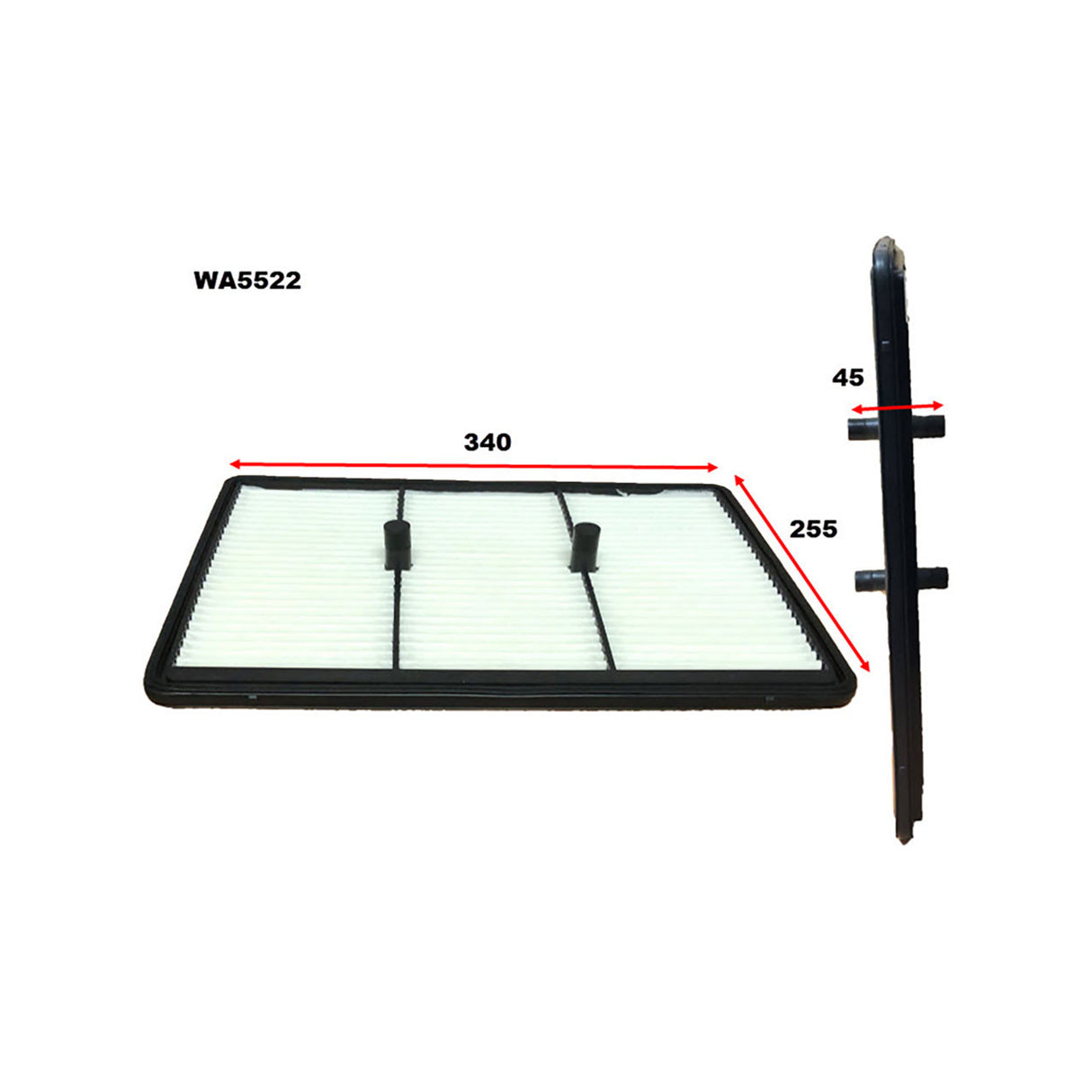 Air Filter A2008 Fits Hyundai WA5522 - Wesfil