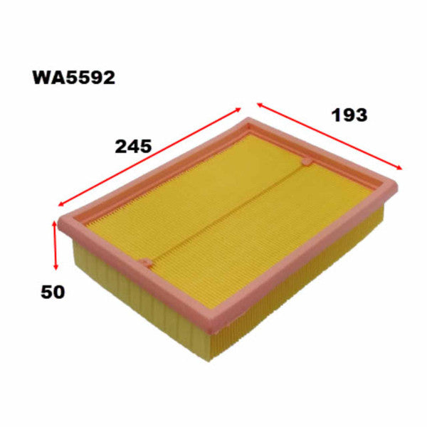 Air Filter A2048 Fits MG WA5592 - Wesfil