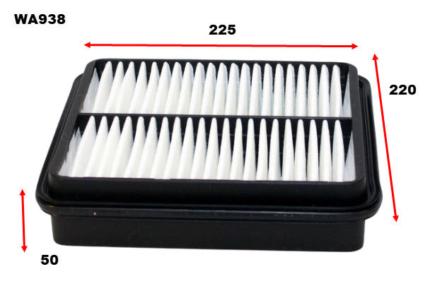 Air Filter A1340 Fits Suzuki Fits Suzuki WA938 - Wesfil | Universal Auto Spares