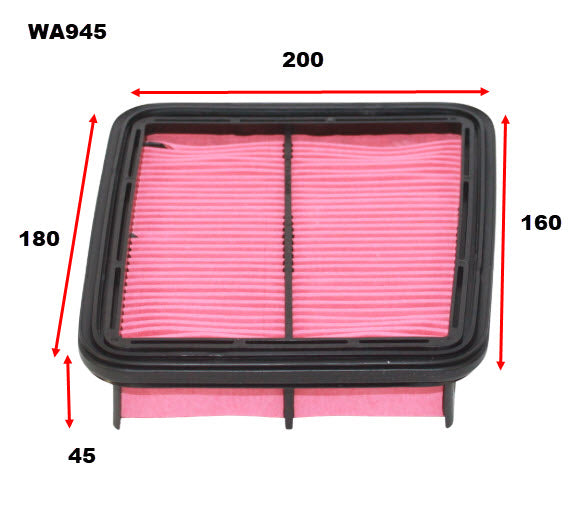 Air Filter A1299 Eunos Eunos WA945 - Wesfil | Universal Auto Spares