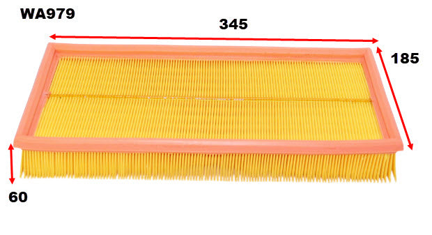 Air Filter A1724 Fits Volvo WA979 - Wesfil