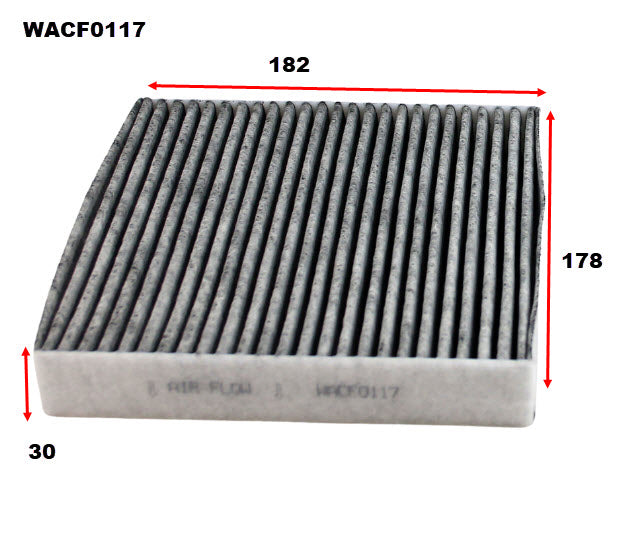 Cabin Filter RCA248P/RCA268P Fits Suzuki WACF0117 - Wesfil