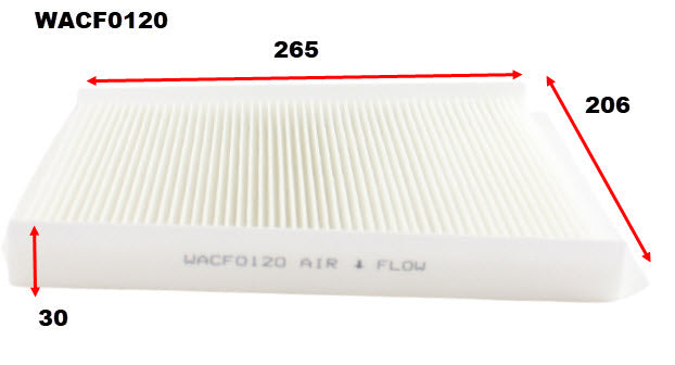 Cabin Filter RCA235P Fits Hyundai WACF0120 - Wesfil