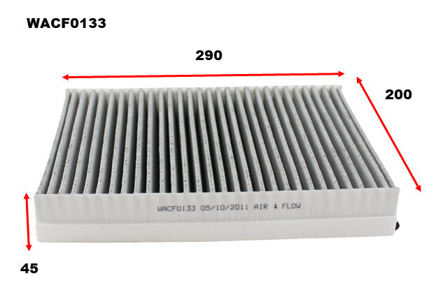 Cabin Filter RCA342C Fits Jaguar WACF0133 - Wesfil