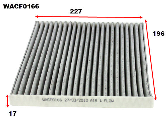 Cabin Filter RCA310P Fits Ssangyong WACF0166 - Wesfil