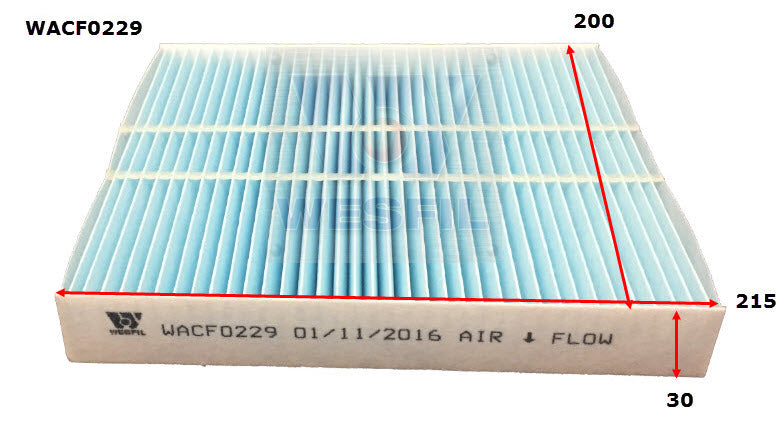 Cabin Filter RCA386MS Fits Ford WACF0229 - Wesfil | Universal Auto Spares