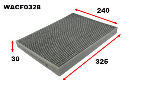 Cabin Filter Fits BMW Fits BMW WACF0328 - Wesfil | Universal Auto Spares