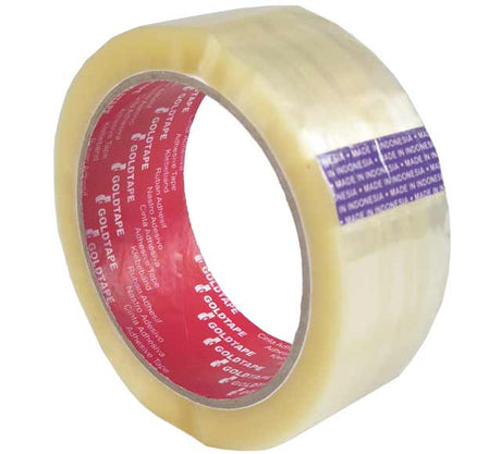 Clear Pack Tape 36mm x 75m Pack 6 - GOLDTAPE | Universal Auto Spares