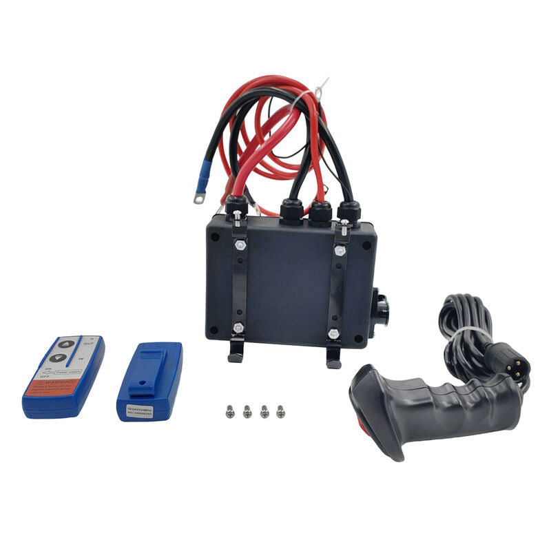 12V Winch Control Box & Wireless Remote 9000 10000 11000 12000 13000 14500lbs WBOX-001 - Machter