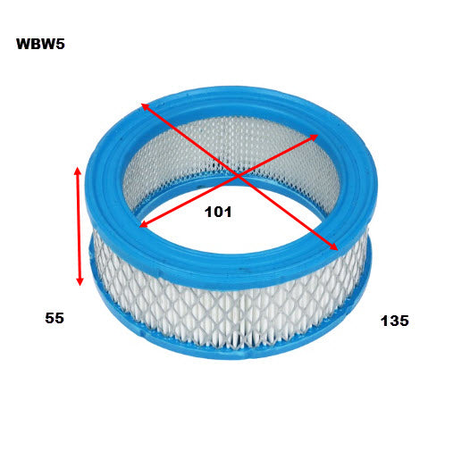 Air Filter Borg Warner Element 131X102 Borg Warner Element 131X102 WBW5 - Wesfil | Universal Auto Spares