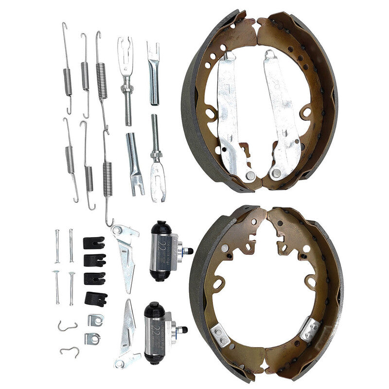 Rear Brake Shoes + Wheel Cylinders Adjuster Kit Fit For Toyota Hilux GUN126R KUN26 2015-2019 WCBS-TA001 - Machter