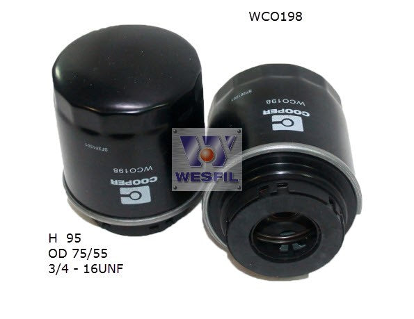 Oil Filter Z794 Fits Volkswagen WCO198 - Wesfil | Universal Auto Spares