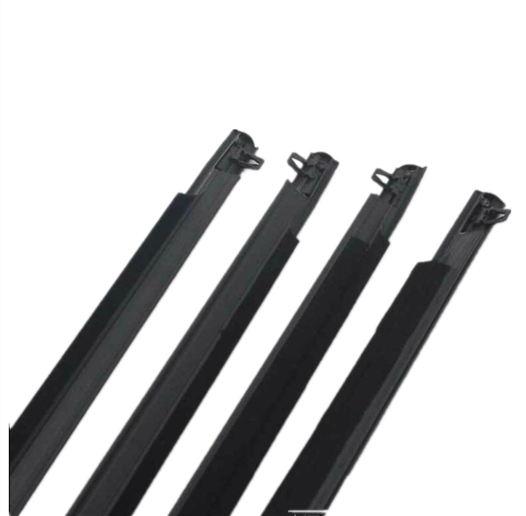 4PCS Weather Strips Window Belt Rubber Seal Mould Trim Moulding Trim Fit For Mazda 3 BK Series Sedan Hatchback WDS-MA001 - Machter