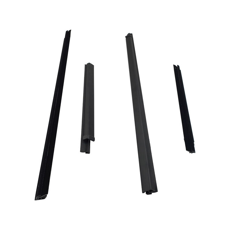 4Pcs Outer Window Seals Moulding Set Fit For Nissan Navara D40 For Mitsubishi Triton 80820EB700 2005-2014 WDS-NS001 - Machter