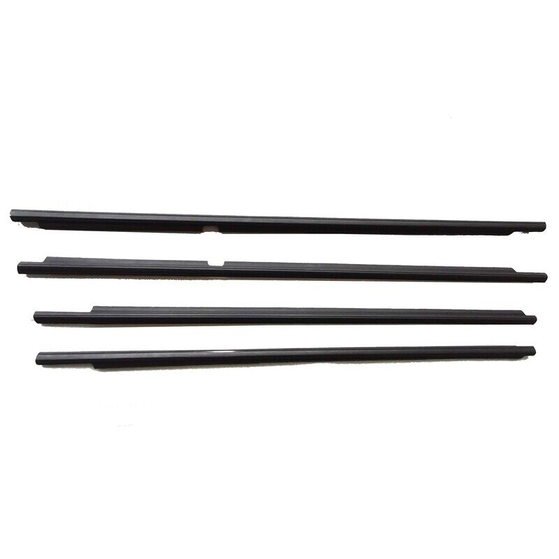 4 x Weather Strips Window Mould Fit For Toyota LandCruiser 100 105 Series Black WDS-TA010 - Machter