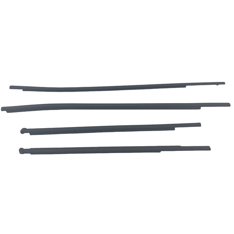 4 Pcs Outer Window Mould Seal Trim Fit For Toyota Hilux Revo 4 Doors 2015-2021 WDS-TA016 - Machter