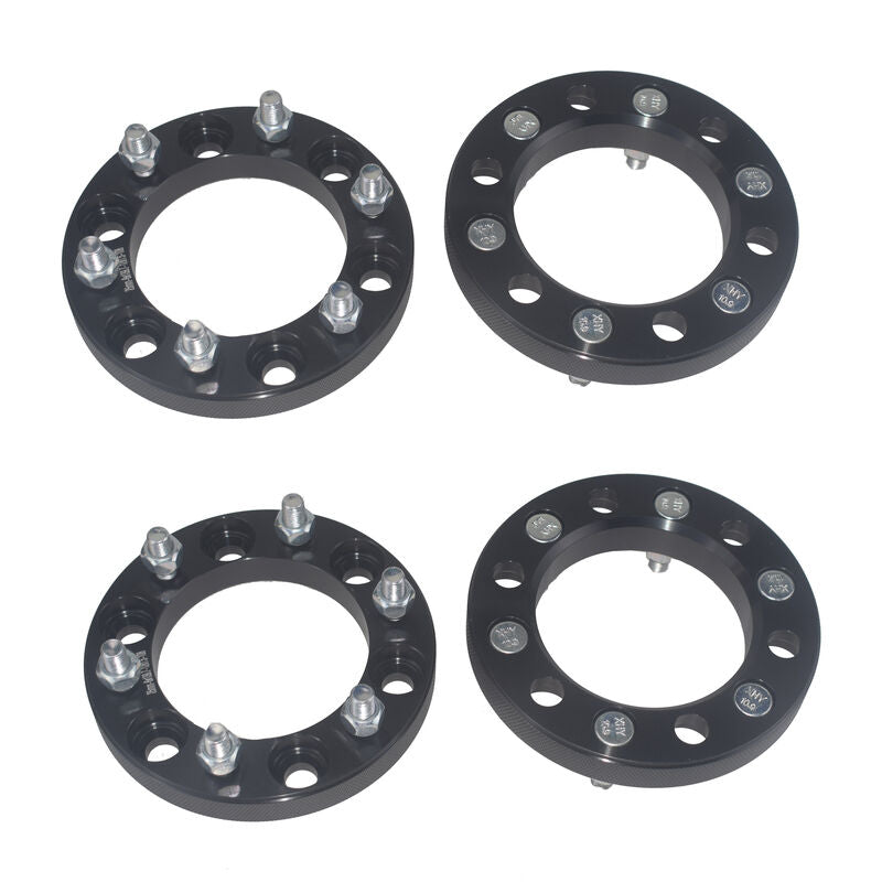 4 Pcs 25mm 6 Stud 6x139.7 M12x1.5 Wheel Spacers Fit For Toyota Hilux Pajero Triton Ranger WHS-003-4PCS - Machter