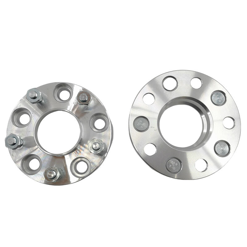 2 x 15mm Aluminium Wheel Spacer Adaptor Silver CB: 69.5-70.6mm Fit For Holden HQ WB WHS-028-2PCS - Machter