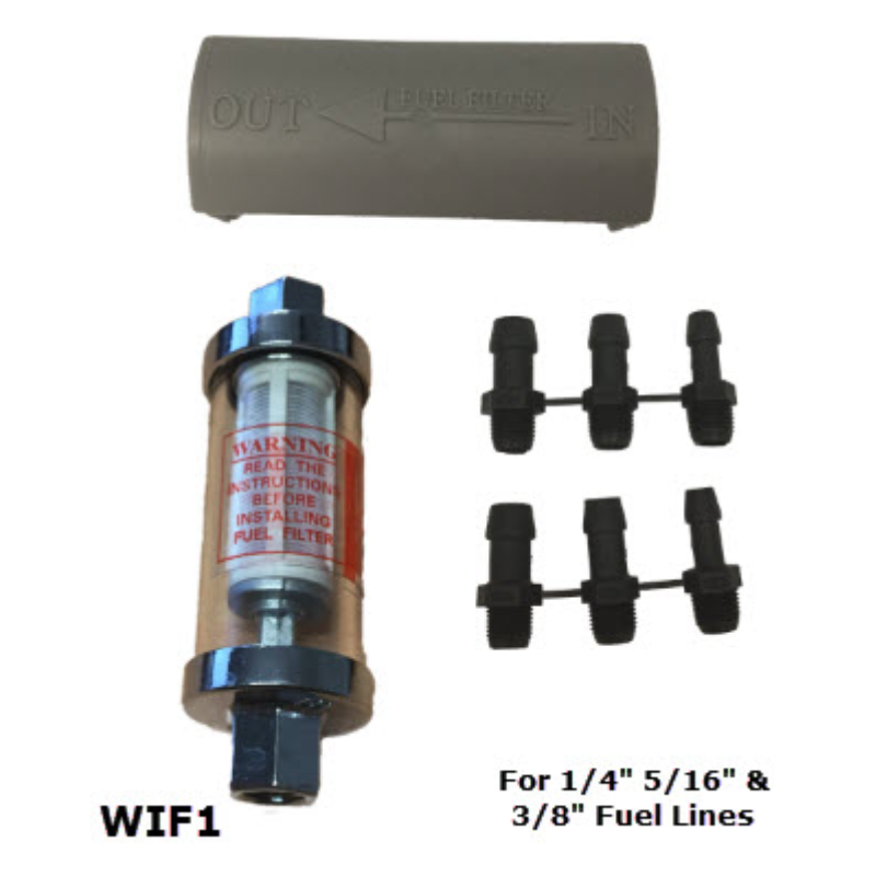 Universal In-Line Fuel Filter with Replaceable Element WIF1 - Wesfil