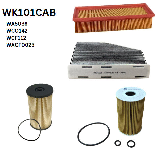 Filter Service KIT RSK47C VW Caddy Filter Service KIT VW WK101CAB - Wesfil | Universal Auto Spares