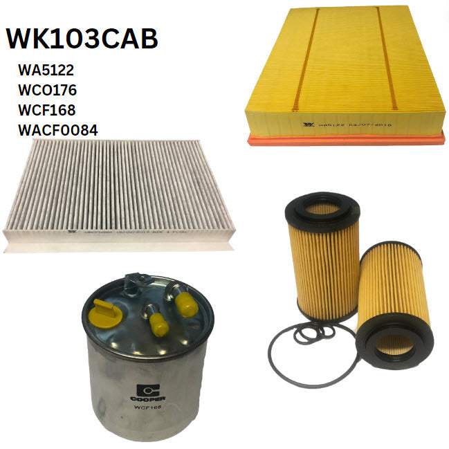 Filter Service KIT RSK48C Merecedes Sprinter Filter Service KIT Fits Mercedes WK103CAB - Wesfil | Universal Auto Spares