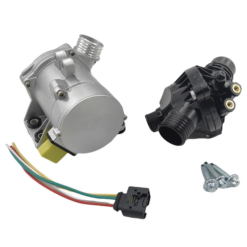 Electric Water Pump & Thermostat Fit For BMW 1 3 5 X3 X5 Z4 Series E82 11517586925 WPKIT-BMW001 - Machter