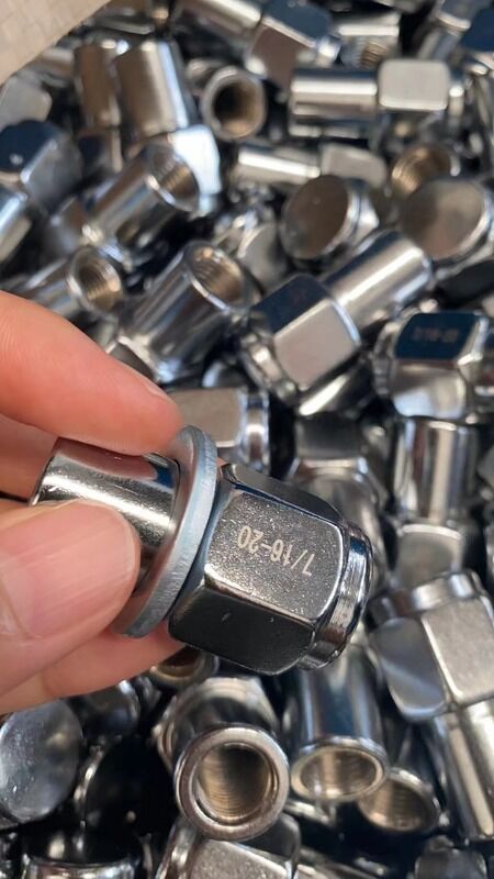 20 Pcs 7/16" Chrome Mag Wheel Nuts Washers Fit For Holden HR HK HT HG HQ HZ WB AU WRN-HLNXX4-20PCS - Machter