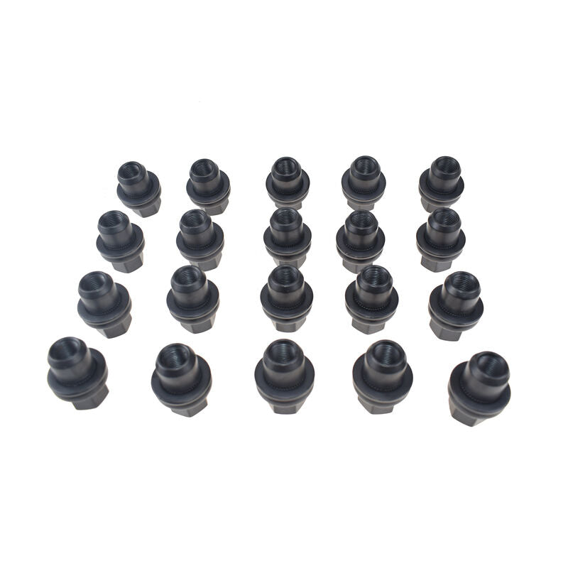 20 Pcs Black Wheel Lug Nuts Bolts Fit For Land Rover Range Rover LR3 LR4 RRD500290A WRN-LRXX1-20PCS - Machter