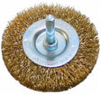 Wire Wheel 3" X 1/4" Shank Gold Finish - Tool King