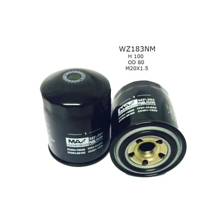 Diesel Fuel Filter Z183 Fits Ford/Hino/Mazda WZ183NM - Wesfil