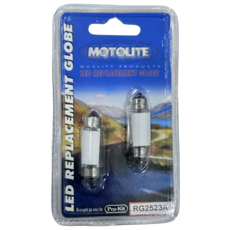 LED Replacement Globe T36X10MM RG2523A - Motolite
