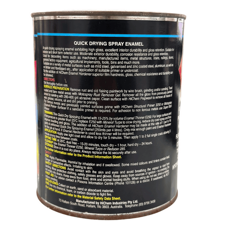 Cat Yellow Quick Drying Spray Enamel 1L - HiChem