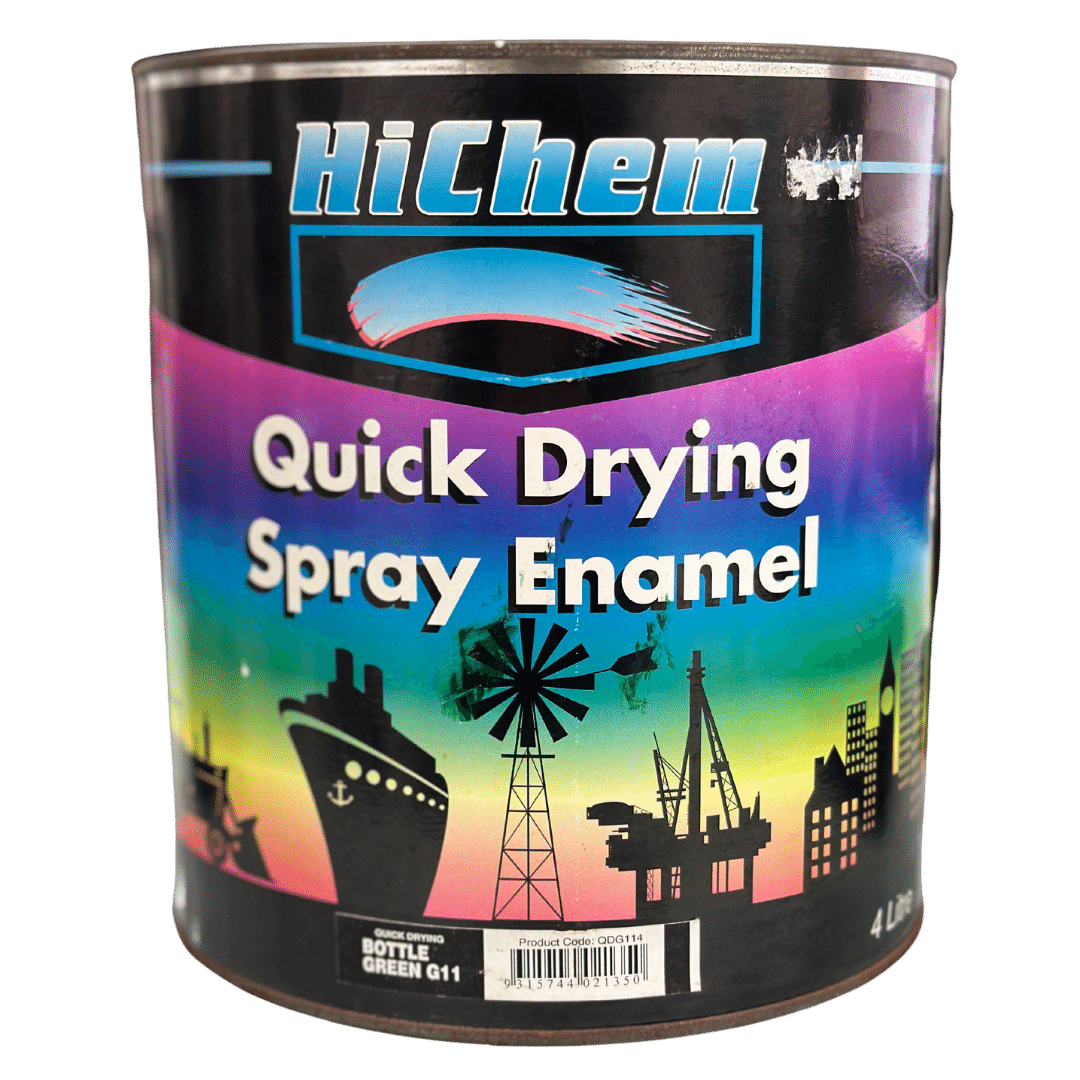 G11 Bottle Green Quick Drying Spray Enamel 1Ltr/4Ltr - HiChem 4Ltr