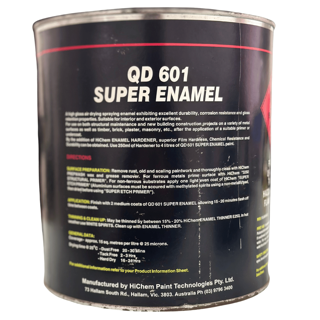 Silver QD 601 Super Enamel 1L - HiChem | Universal Auto Spares