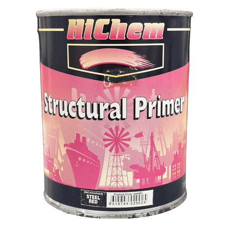 Steel Red Structural Primer Alkyd Based High Quality 1Ltr/4Ltr - HiChem 1Ltr