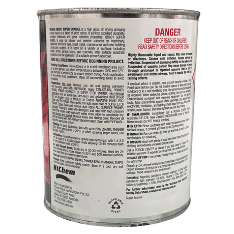White QD 601 Super Enamel 1L - HiChem