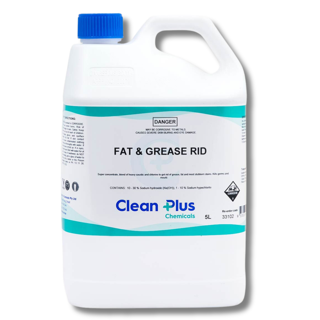 Fat and Grease Rid Super Concentrate 5L - Clean Plus